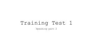 English Speaking Test: Clothes & Fashion
