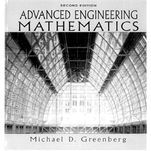Advanced Engineering Mathematics 2nd Ed. Greenberg