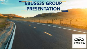 ZOREA Business Strategy Presentation