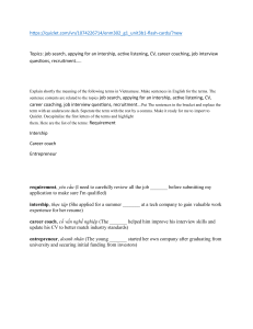 Job Search English Vocabulary Guide