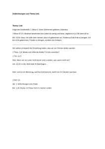 Christliche Theologie: Leid und Glaube