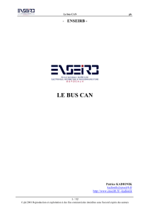 Can Bus course french