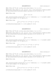 Egzamin z Analizy Matematycznej 3