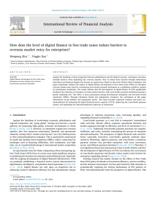Digital Finance, FTZs, and Market Entry