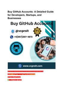Buy GitHub Account  Complete Guide & Analysis 2026##
