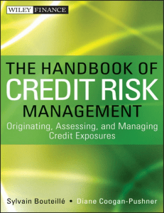 Handbook of Credit Risk Management