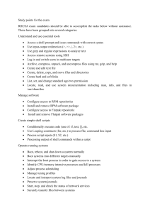 RHCSA Exam Study Guide & Objectives