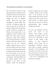 The Thousand Good Books by John Senior
