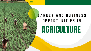 Career Opportunities in Agriculture: Jobs and Business Paths