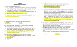 Financial Reporting Workbook & Quizzes