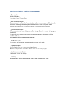 Introductory Guide to Macroeconomics