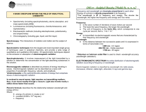 Analytical Chemistry Module: Spectrometry & Electroanalysis