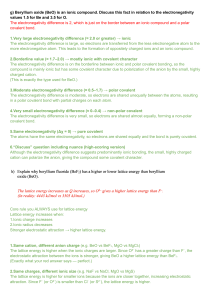 Chemistry Notes: Ionic Bonding & Particle-in-a-Box