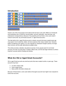 Buy Old Gmail Accounts The Ultimate Guide to Aged in 2026