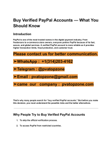 Buy Verified PayPal Accounts - Top Quality & Fully Verified - Copy (2)