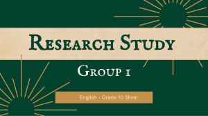Grade 10 Research Basics Guide