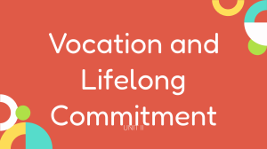 Lifelong Vocation and Family Coursebook
