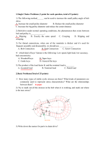 Mechanical Engineering Machine Design Exam