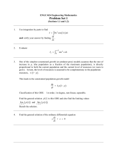 ENGI 3424 Engineering Mathematics Problems