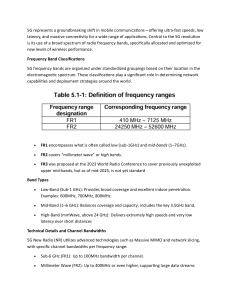 5G Frequency Bands and Spectrum Guide