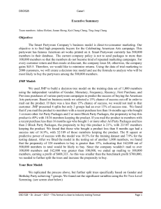 Data Science Case Study: Marketing Campaign Optimization