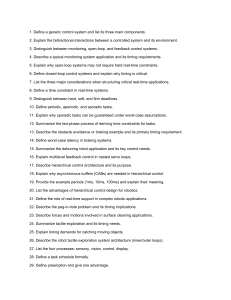Real-Time Systems & Control Theory Guide