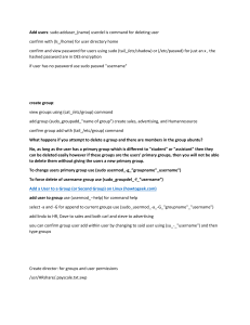 Linux User Group Management Tutorial