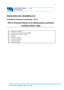 PEC Psicolog&iacute;a del Desarrollo II