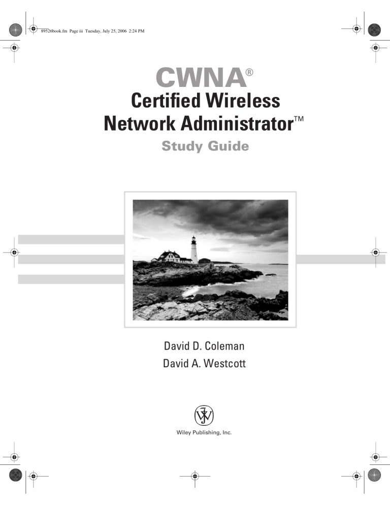 CWNA Study Guide | Wireless Network Admin