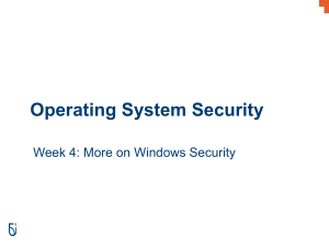 Windows OS Security Guide: Registry & File Defenses