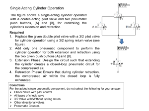 Pneumatic Cylinder Circuit Design Task