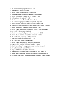 Quiz de Culture G&eacute;n&eacute;rale Hongrois