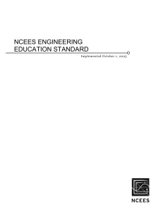 NCEES Engineering Education Standard 2025