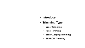IC Trimming Techniques: A Guide