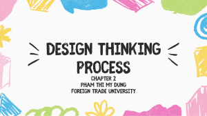 Design Thinking Process: Chapter 2