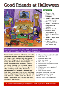 Halloween Reading Comprehension Worksheet