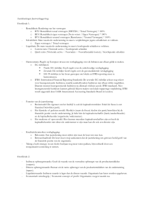 Aantekeningen Jaarverslaggeving & Boekhouding