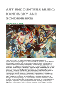 Art Encounters Music: Kandinsky & Schoenberg Study