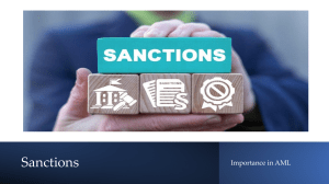 AML Sanctions Compliance Training: OFAC and Screening Guide