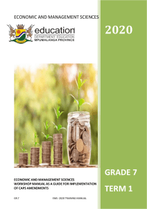 Grade 7 EMS CAPS Workshop Manual 2020
