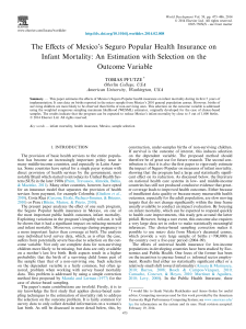 Mexico Health Insurance Impact on Mortality