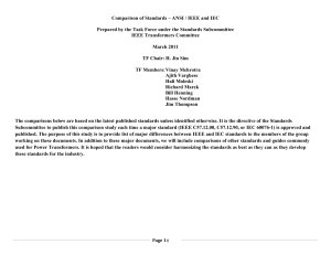 IEEE vs IEC Transformer Standards