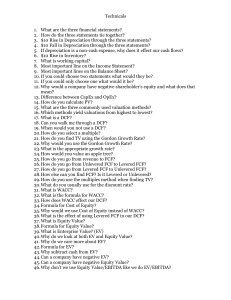 Investment Banking Technical Interview Guide & Questions