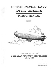 US Navy K-Type Airship Pilot Manual