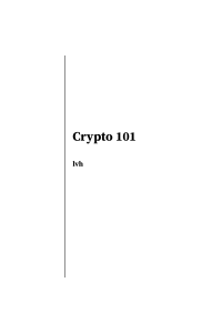 Crypto 101: Introduction to Cryptography for Programmers