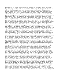 Bee Movie Full Script Transcript