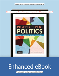 Introduction to Politics (Canadian Edition) Textbook