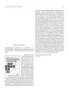 Resenha de Farmacognosia: Fundamentos de Farmacognosia e Fitoterapia