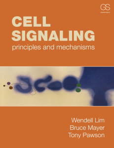 Cell Signaling: Principles and Mechanisms Textbook