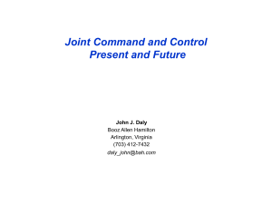 Joint Command & Control: Present and Future
